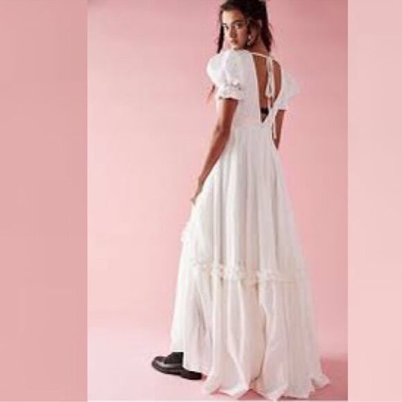 Free People Selkie Prairie Gown - Picture 1 of 10